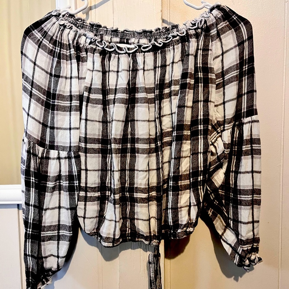 Hollister Off the Shoulder Shirt